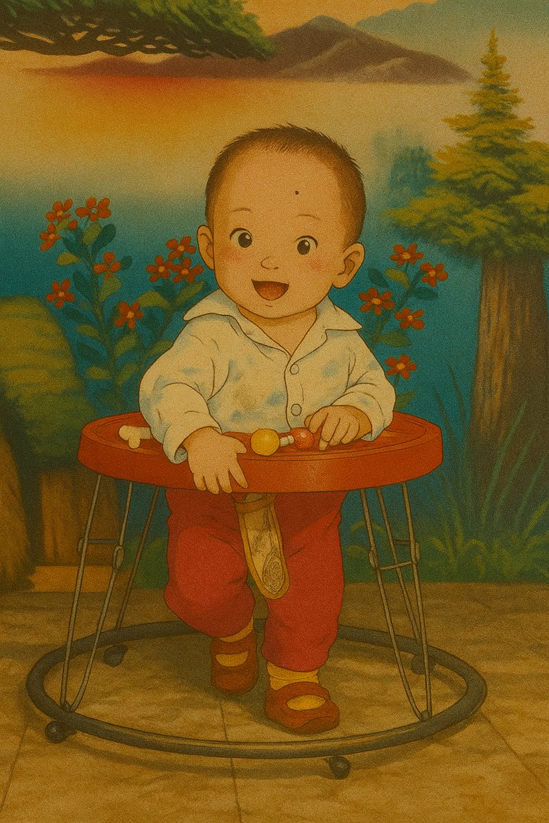 Ribin as a child